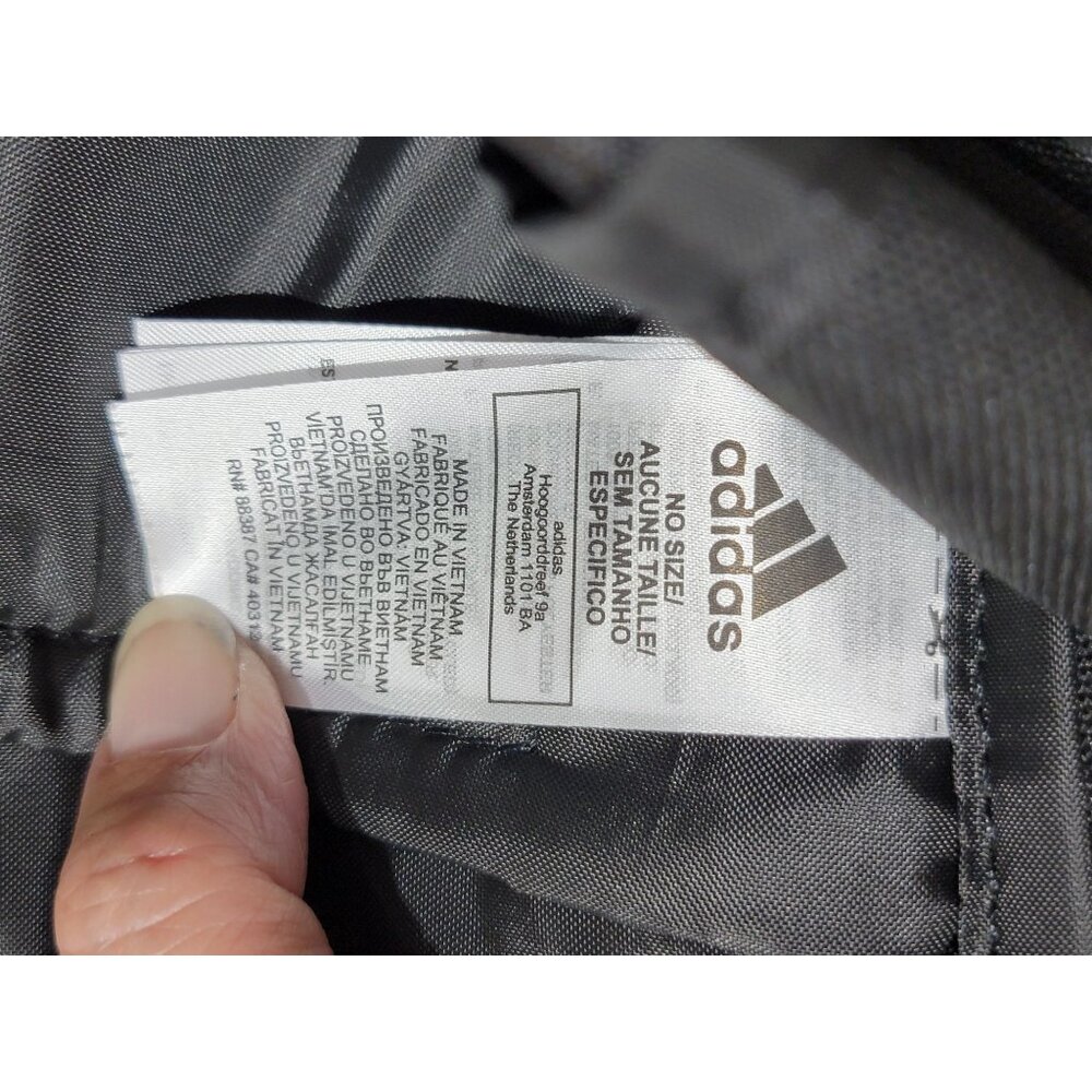 Adidas Black & Yellow Backpack With Logo Patch - Picture 11 of 12